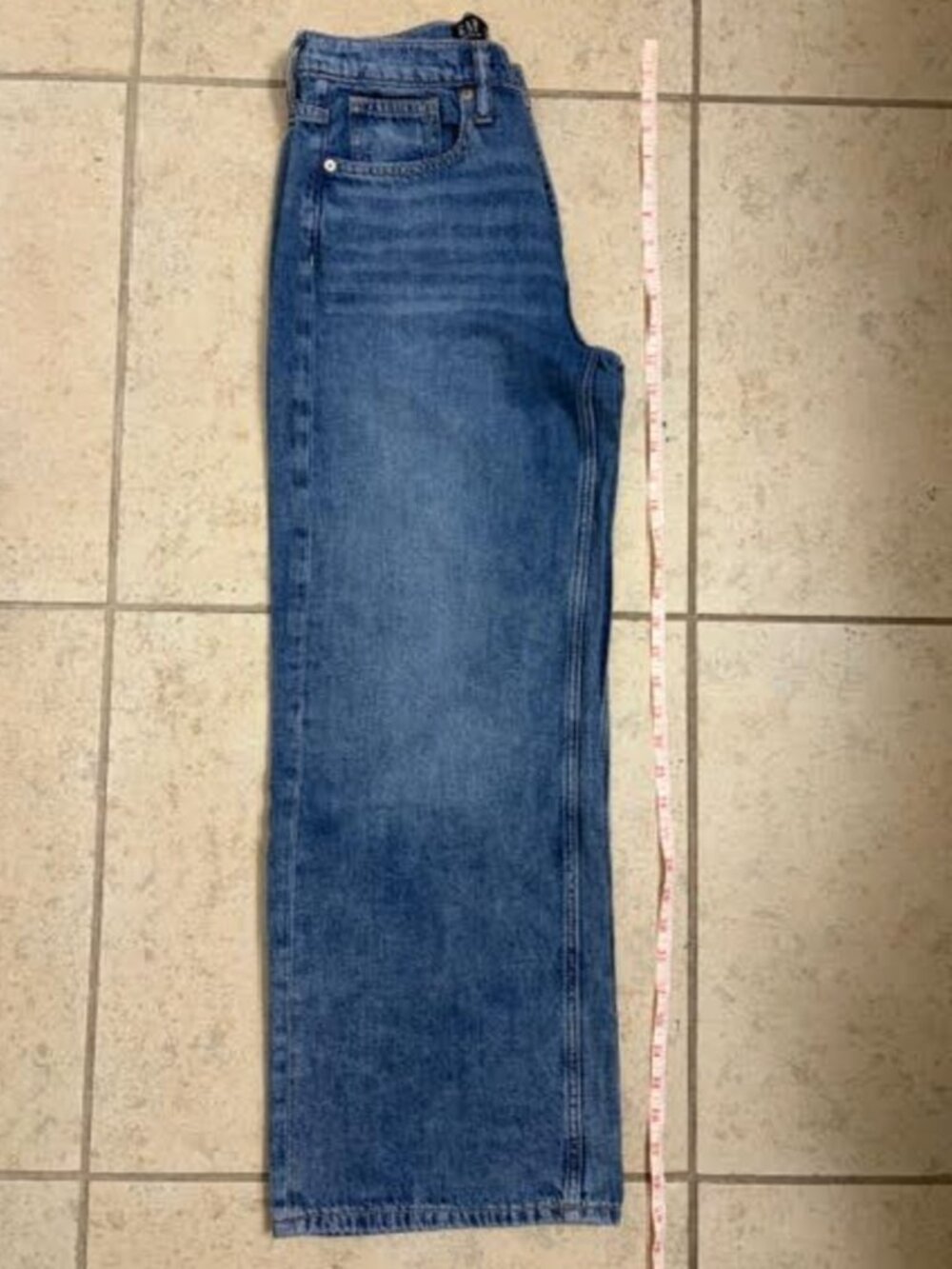 GAP Women's High Rise Wide Leg Jeans 2 26 Regular Dark Wash Blue Denim NEW NWOT - Picture 6 of 9